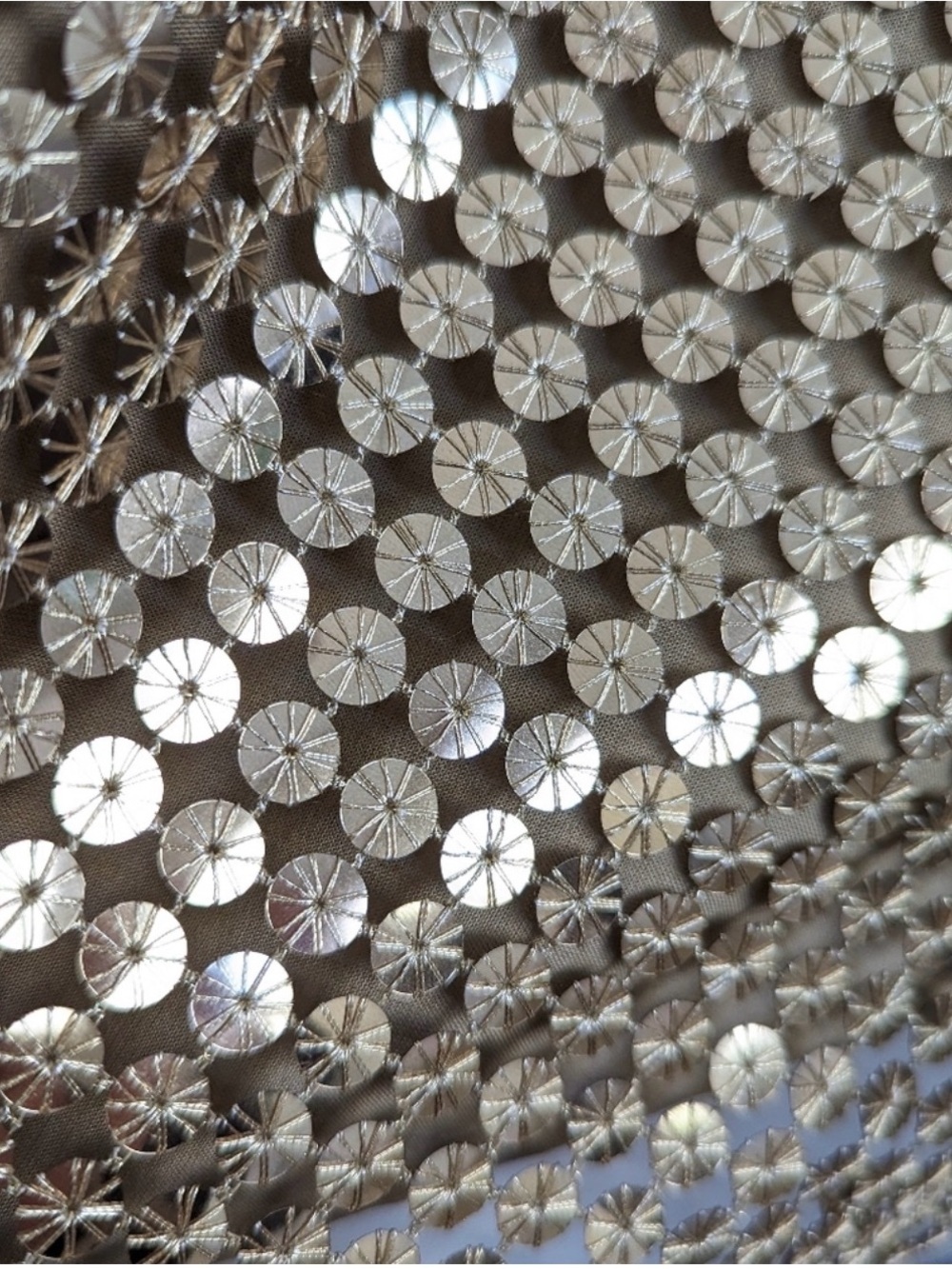 Zara Metallic Gold Chainmail Slip Maxi Dress - Picture 3 of 13
